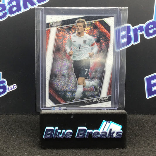2023 Panini - National VIP - David Beckham - White Sparkle - England