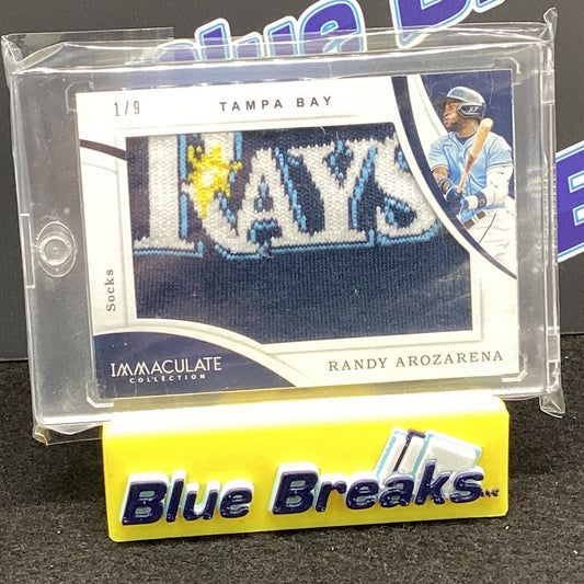 2020 Immaculate Socks - Randy Arozarena 1/9