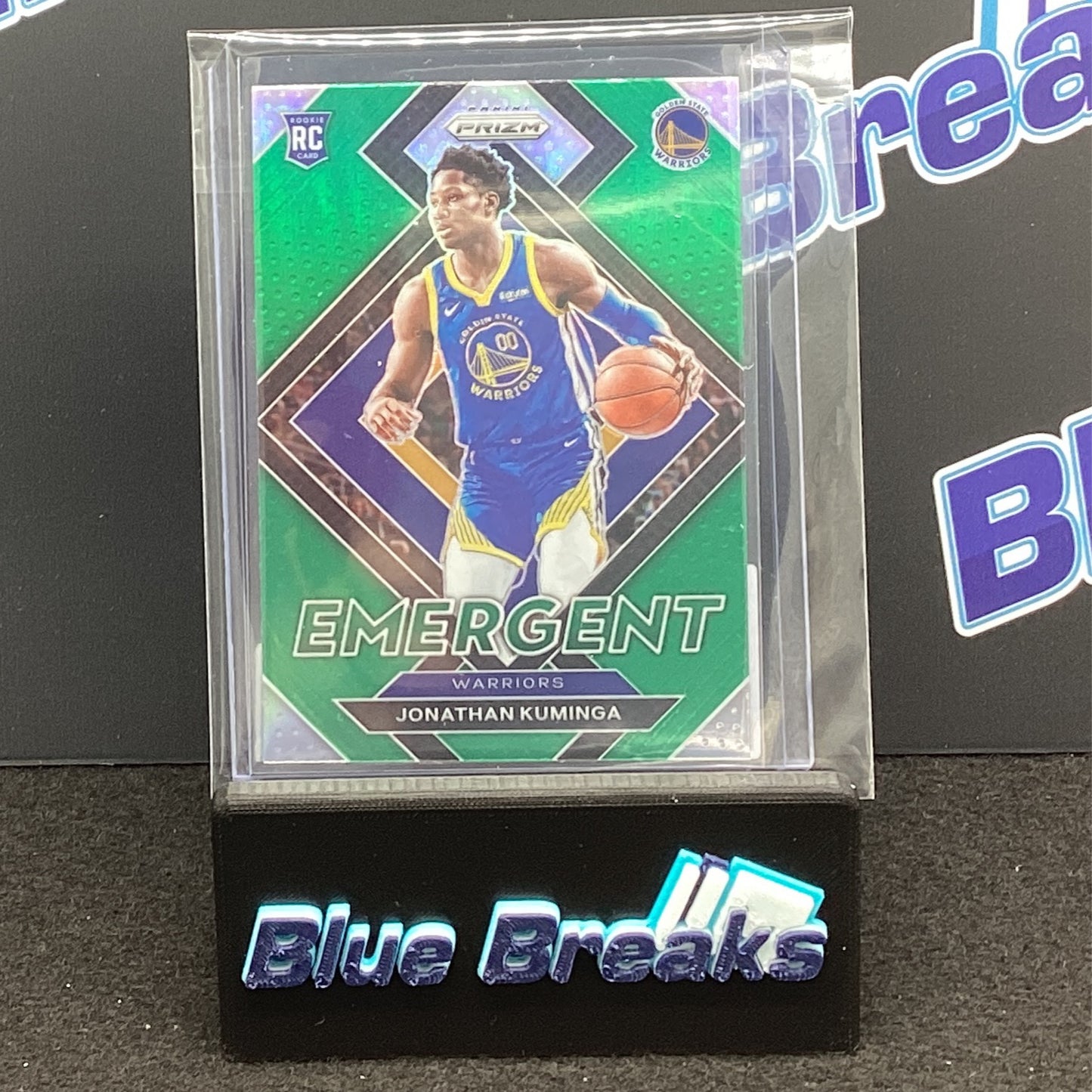 2021-22 Panini Prizm Emergent Jonathan Kuminga RC #5 Warriors