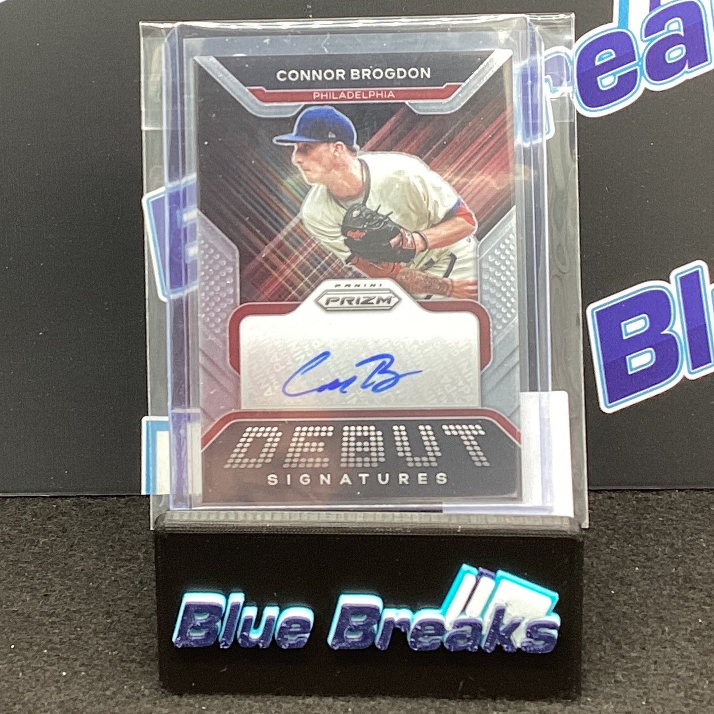 2022 Panini Prizm Debut Signature Connor Brogdon #DS-CB Phillies