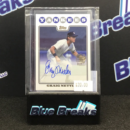 2023 Topps Archives Graig Nettles auto #08FF-GN Yankees
