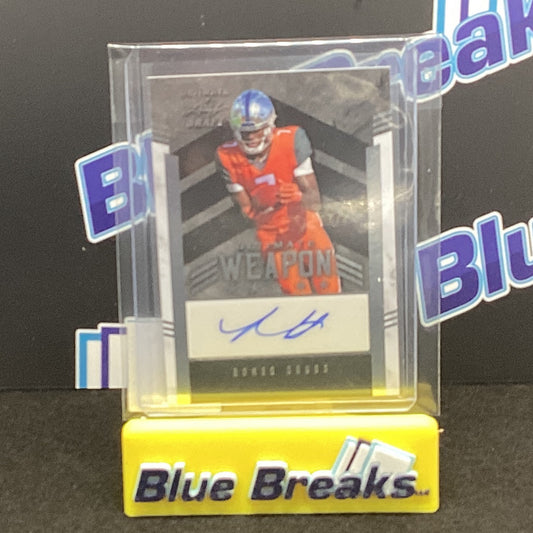 2022 Ultimate Leaf Draft Ultimate Weapon Romeo Doubs auto UW-RD1 - Green Bay Packers