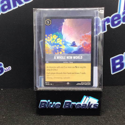 2023 Disney Lorcana The First Chapter A Whole New World #195/204