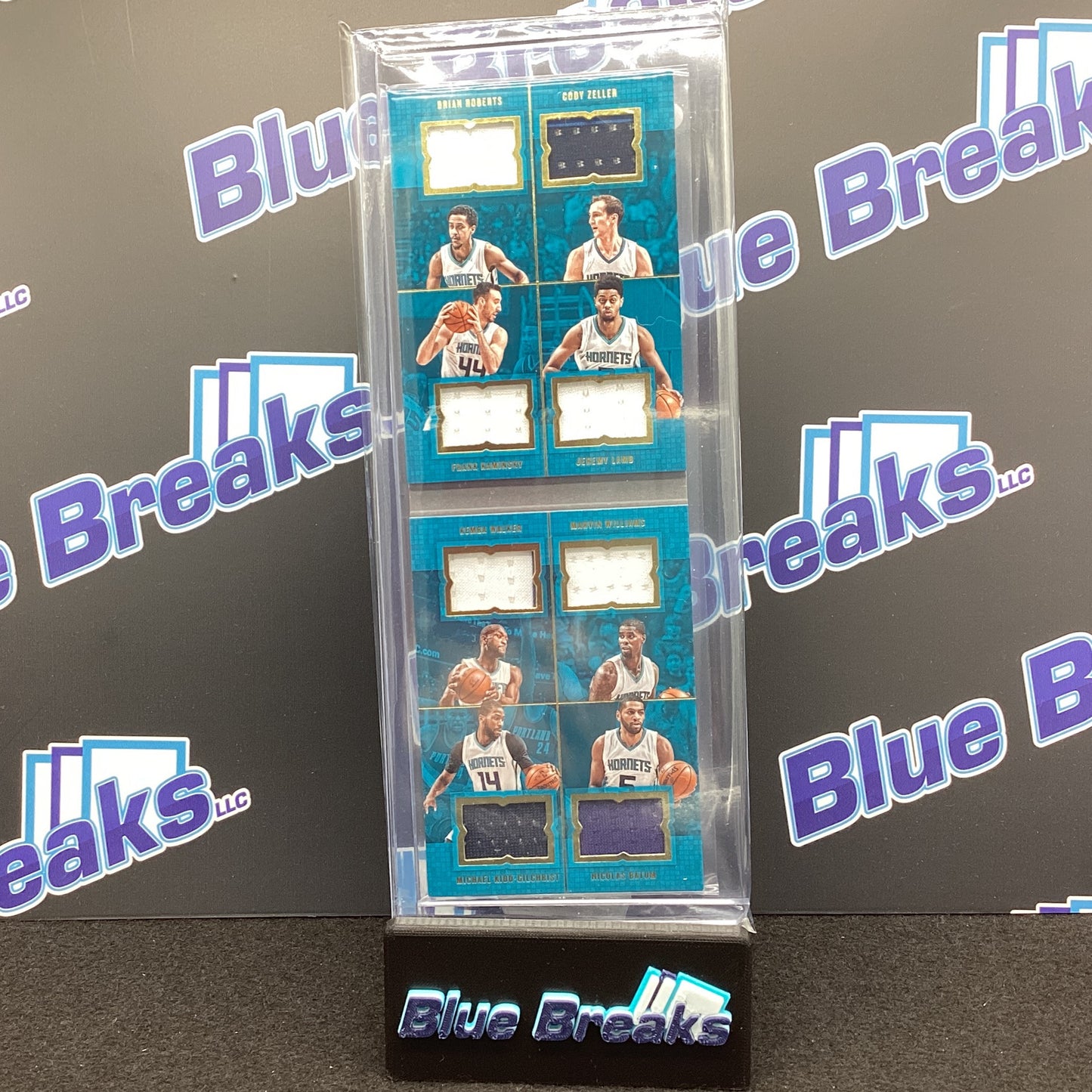 2016-17 Panini Preferred Crazy Eights Roberts Kaminsky Walker Kidd-Gilchrist Zeller Lang Williams Batum 096/149 #5 Hornets