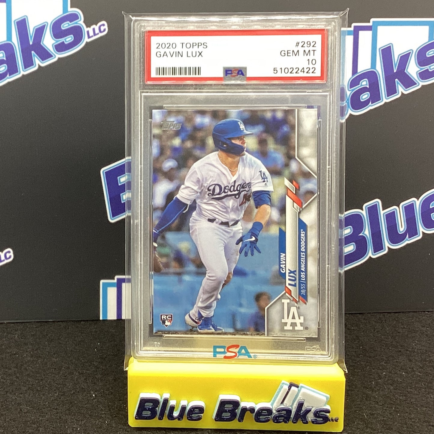 2020 Topps Gavin Lux #292 Gem Mt 10