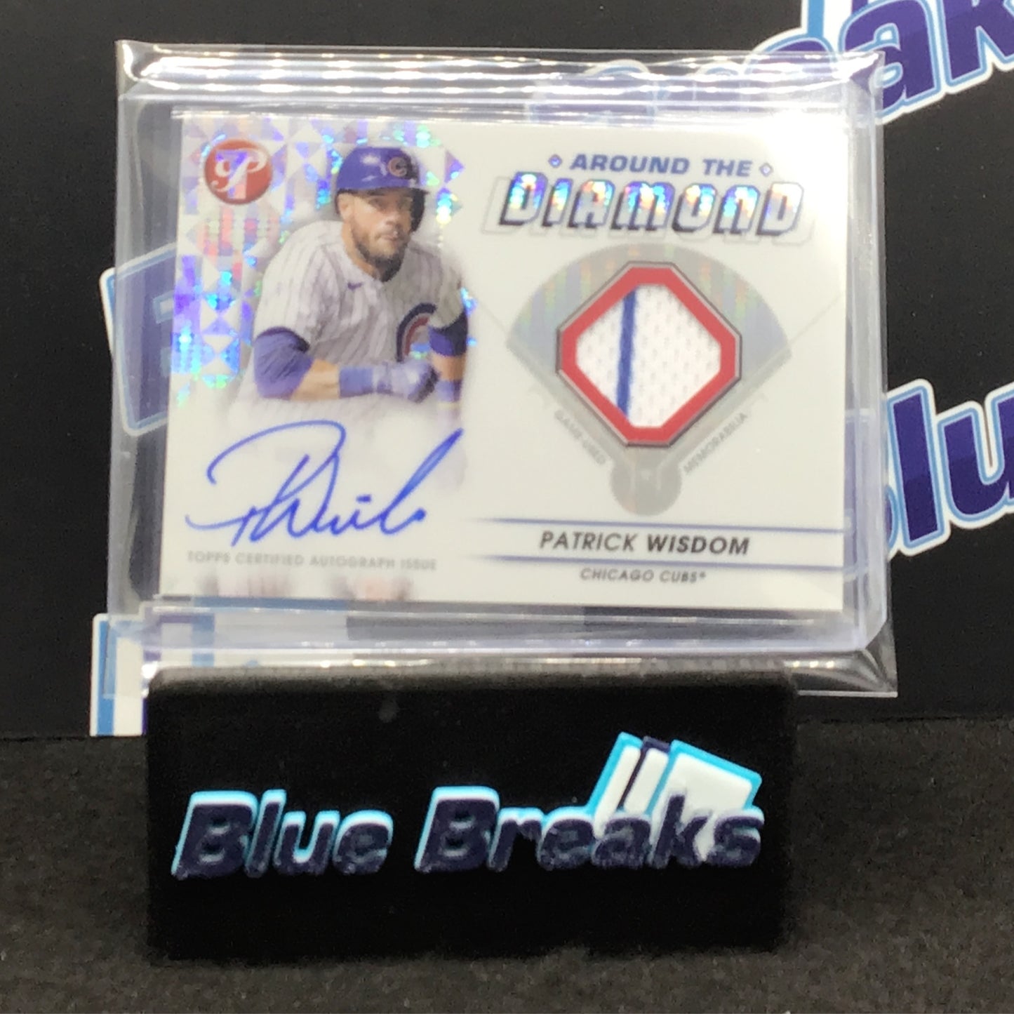 2023 Topps Pristine Around the Diamond Patrick Wisdom auto relic 67/99 #ADR-PW Cubs