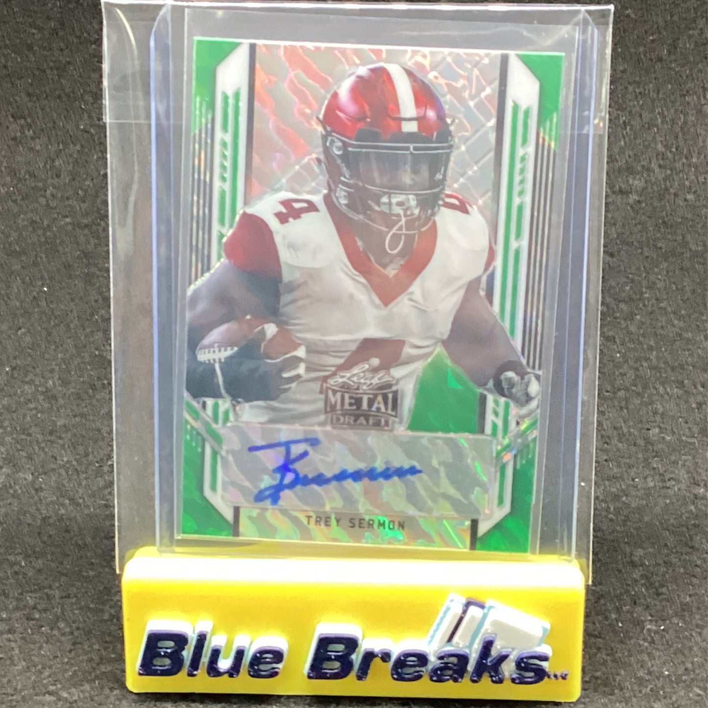 2021 Leaf Metal Draft - Trey Sermon 4/10