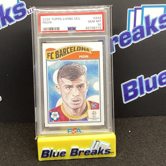 2020 Topps Living - Pedri - #243 - Barcelona PSA 10
