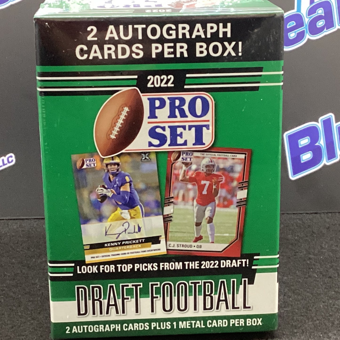 2022 Pro Set Draft Football Blaster Box - Green