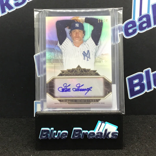 2014 Topps Tribute to the Stars Goose Gossage auto 23/24 #TSA-GG1 Yankees