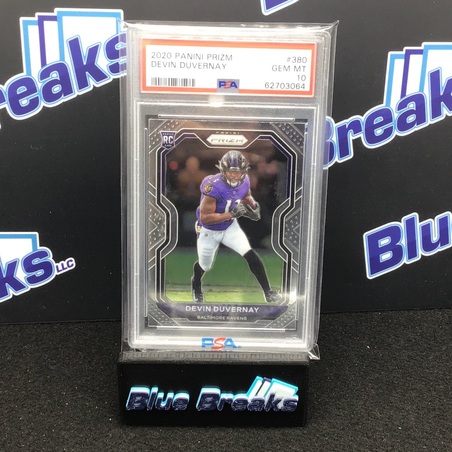 2020 Panini Prizm - Devin Duvernay - 380 - PSA 10 - Baltimore Ravens