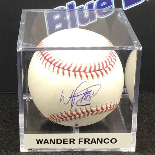 Wander Franco autographed baseball