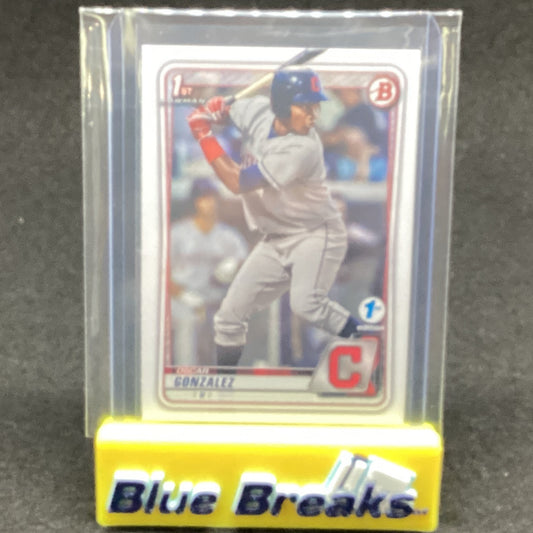 2020 Bowman 1st Oscar Gonzalez BFE-109