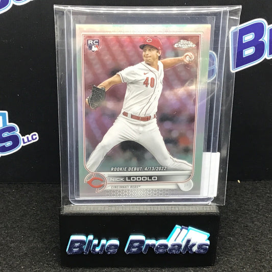 2022 Topps Chrome Refractor Nick Lodolo 051/299 RC #USC65 Reds