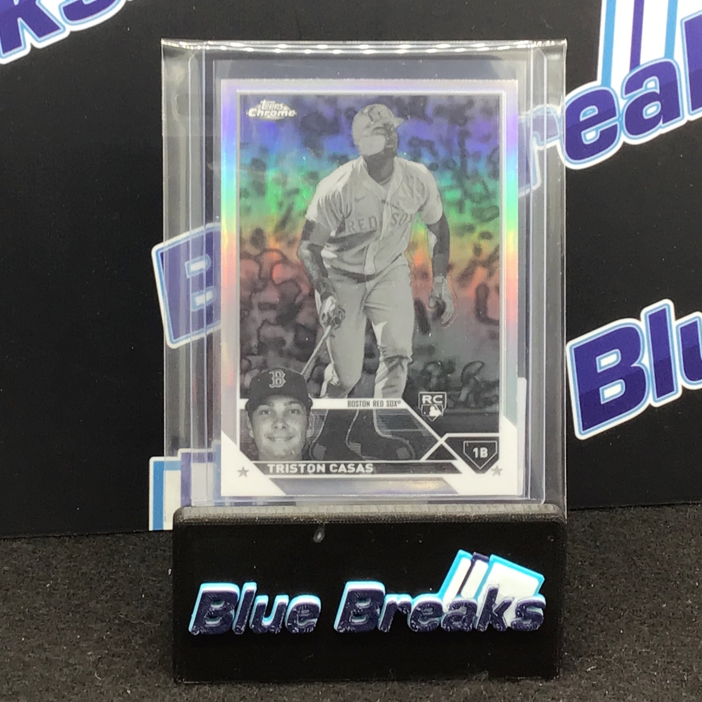 2023 Topps Chrome Negative Refractor Triston Casas #174 Red Sox