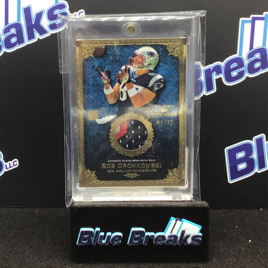 2010 Topps Five Star Rob Gronkowski relic 07/20 #PR-RG Patriots
