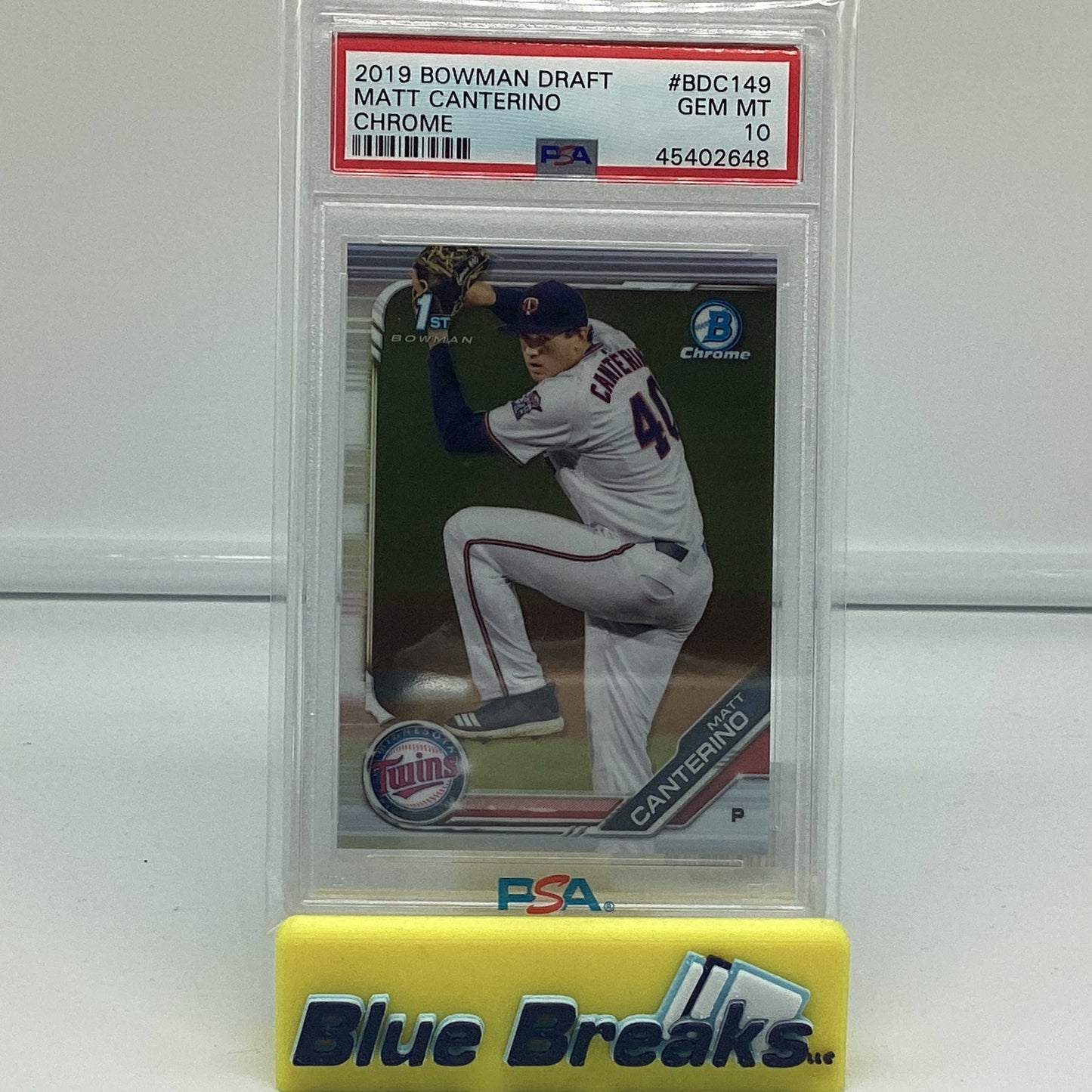 2019 Bowman Draft - Matt Canterino Gem 10 #2