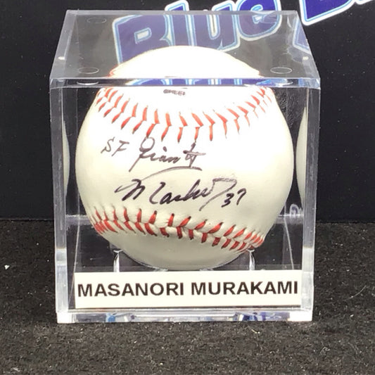 Masanori Murakami autographed baseball JSA COA