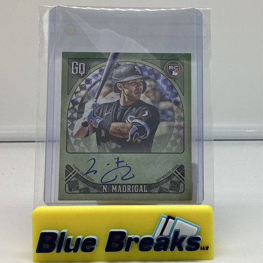 2021 Gypsy Queen - Nick Madrigal auto 84/99 #MRA-NM White Sox
