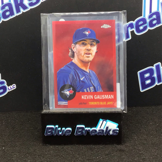 2022 Topps Chrome Red Kevin Gausman 5/5 #346 Blue Jays