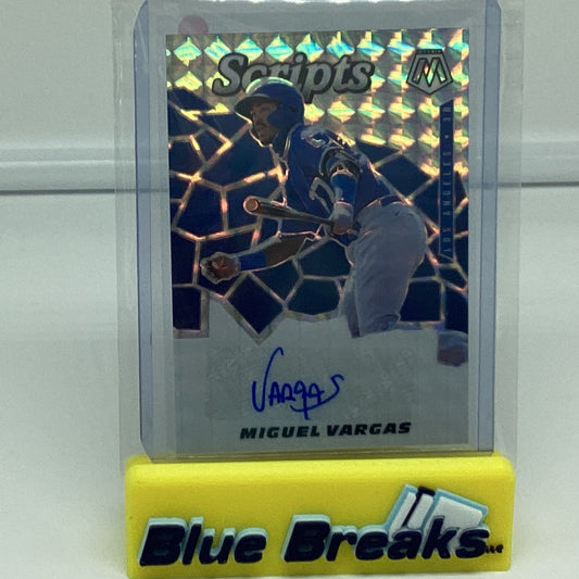 2021 Panini Mosaic Scripts - Miguel Vargas
