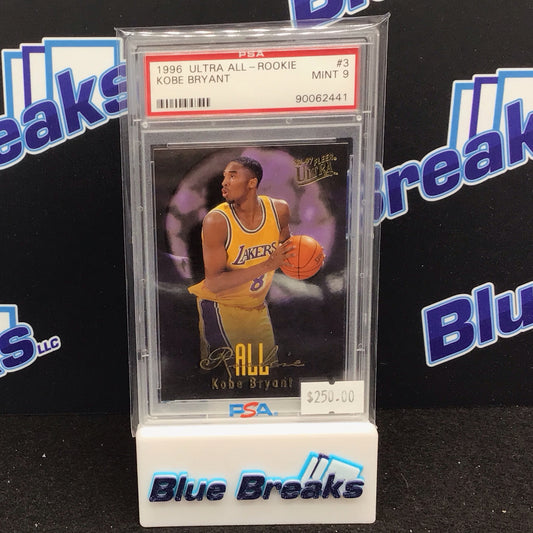1996 Ultra All-Rookie Kobe Bryants #3 PSA 9 Lakers