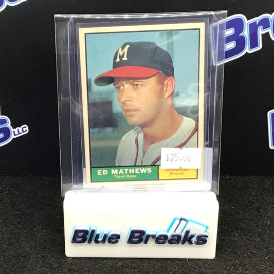 1961 Topps Ed Mathews #120 Brewers