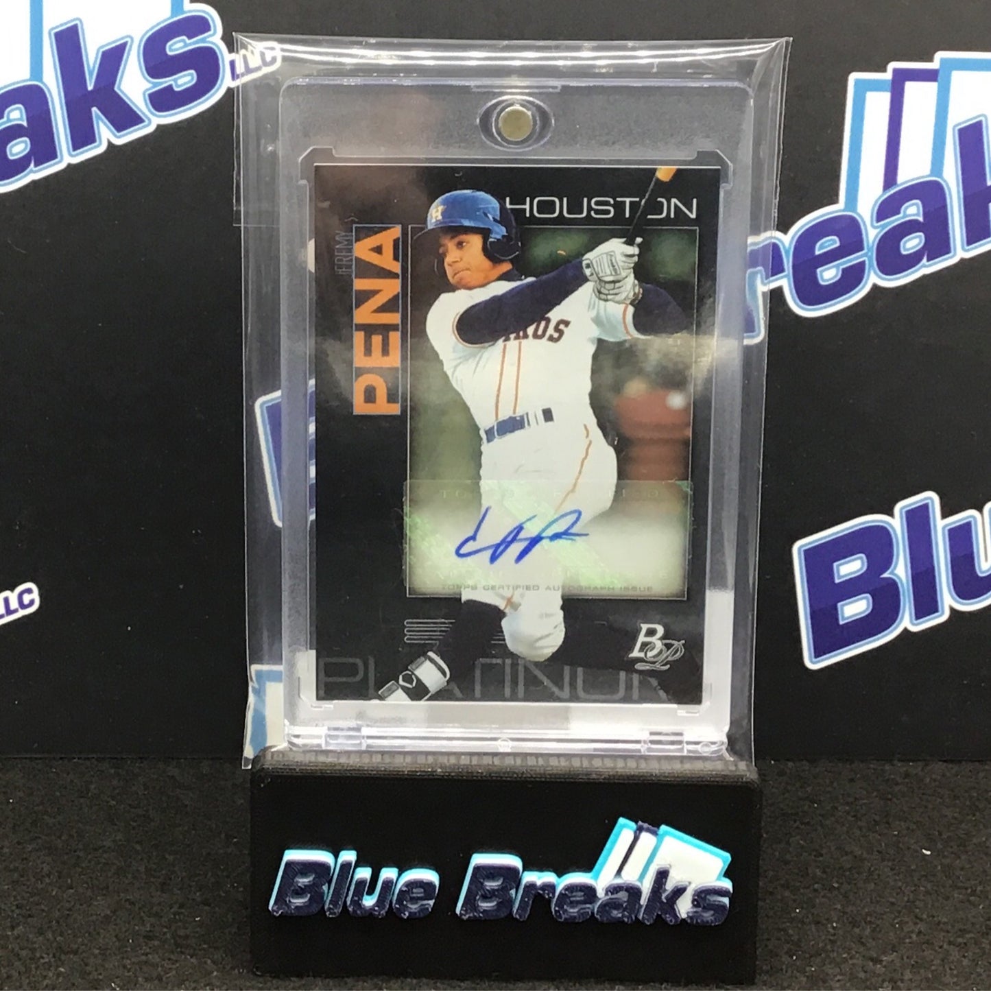 2020 Bowman Platinum Jeremy Pena auto #TOP-52 Astros