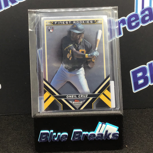 2022 Topps Finest Finest Rookies Refractor Oneil Cruz #FRD-OC Pirates