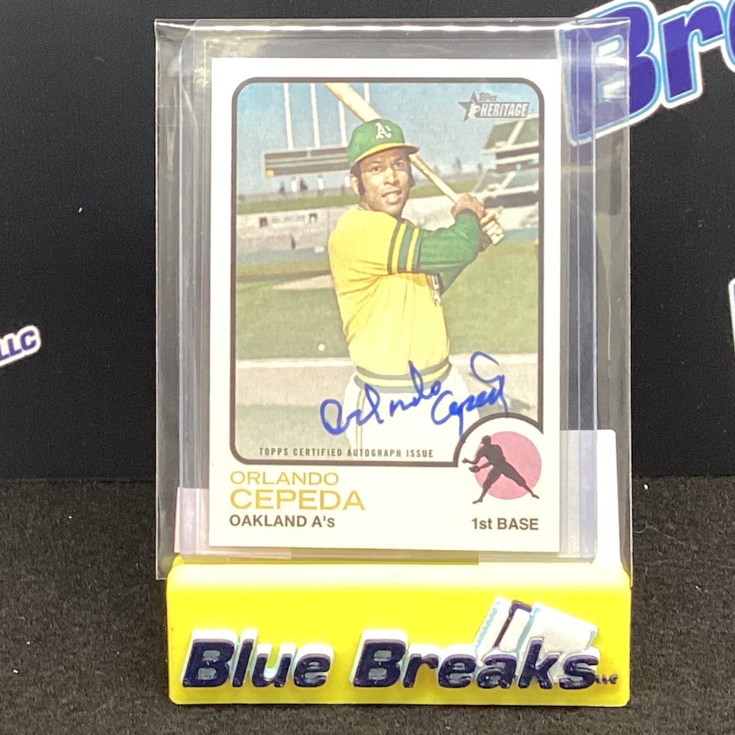 2022 Topps Heritage Orlando Cepeda auto