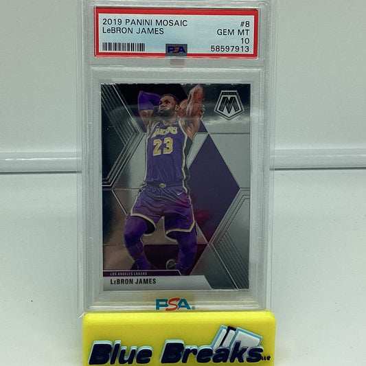 2019 Panini Mosaic - LeBron James Gem 10