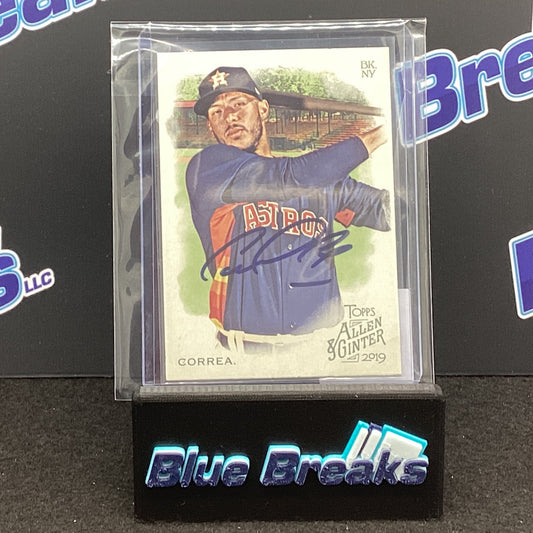 2019 Allen & Ginter Carlos Correa auto