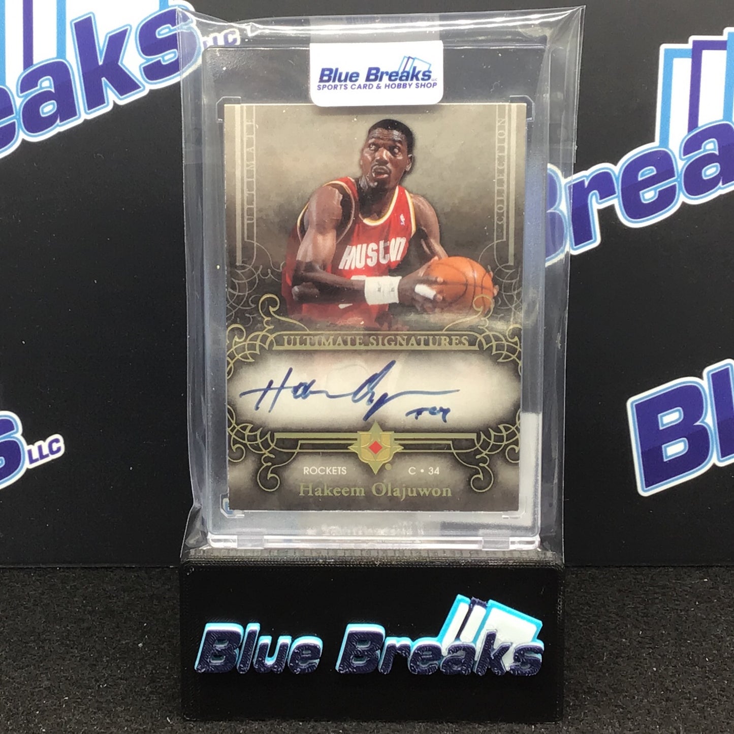 2006-07 Upper Deck NBA Ultimate Signatures Hakeem Olajuwon #US-HO Rockerts