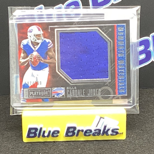 2016 Panini Playbook Cardale Jones relic 187/199
