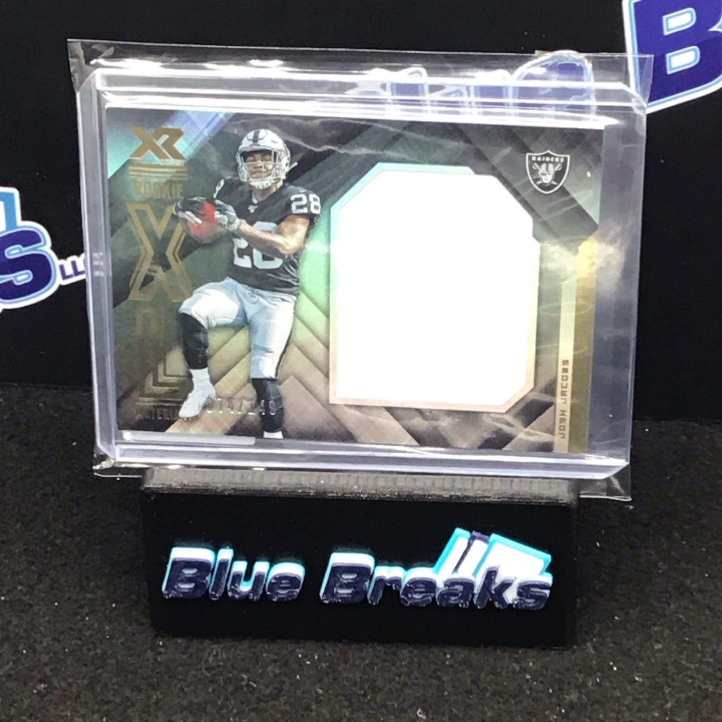 2019 Panini Xr XL Materials Josh Jacobs 074/149 #RXM-6 Raiders