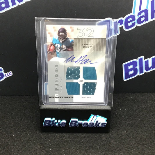 2006 Fleer - Maurice Drew - #206 - Jacksonville Jaguars - Autograph - Rookie Materials