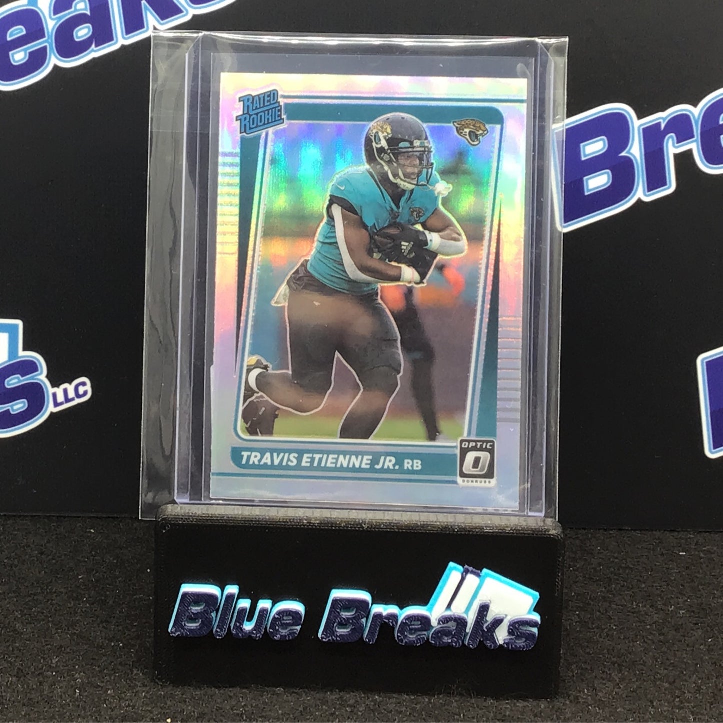 2021 Panini - Donruss Optic - Travis Etienne Jr - Silver - Rated Rookie - Jacksonville Jaguars - 214
