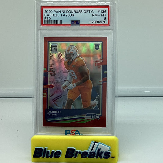 2020 Donruss Optic - Darrell Taylor Red 6/99