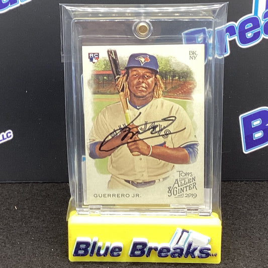 2019 Allen & Ginter Vladimir Guerrero Jr auto JSA certified AG05011