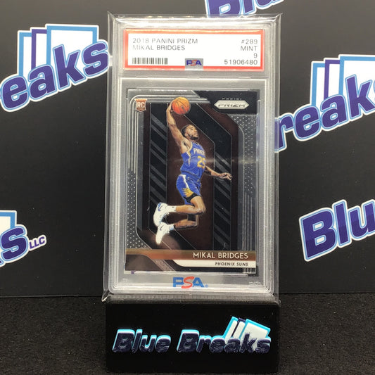 2018 Panini Prizm - Mikal Bridges - #289 - Phoenix Suns - PSA 9