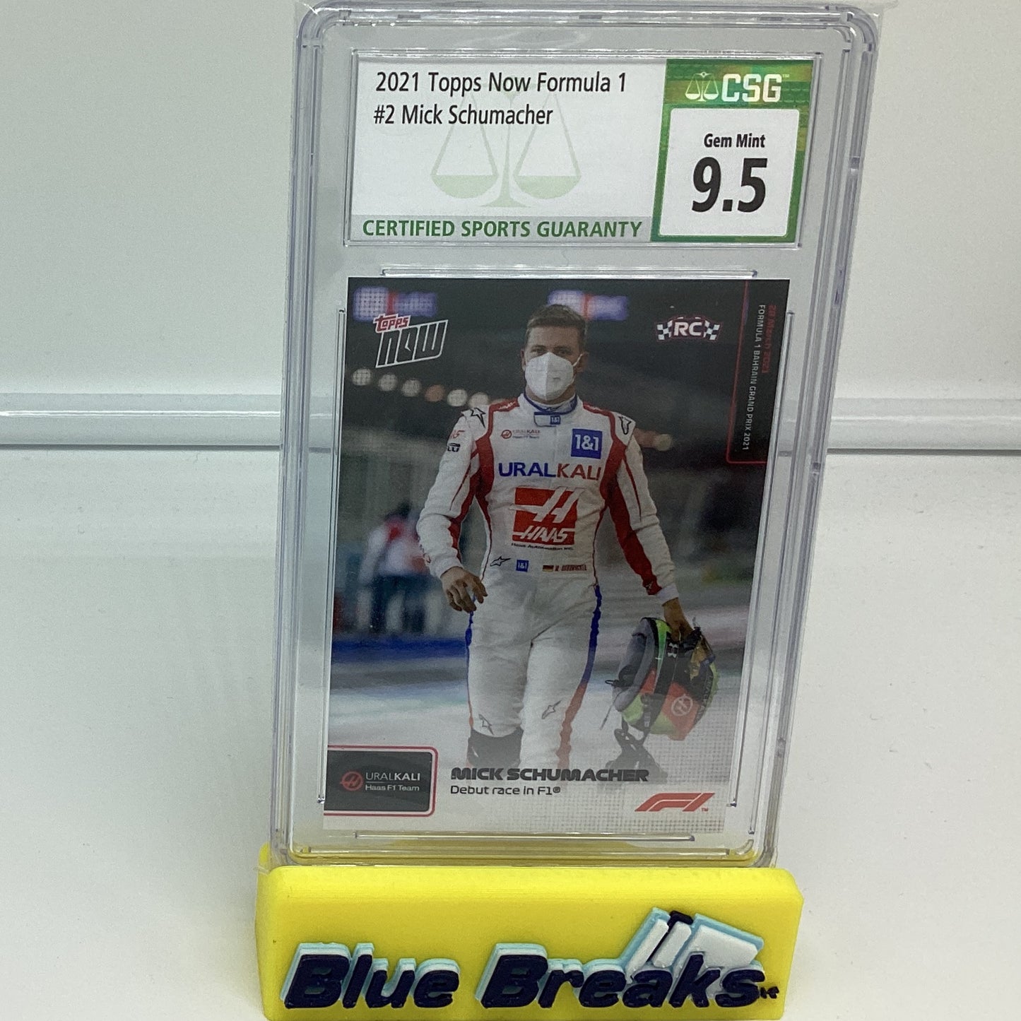 2021 Topps Now - Mick Schumacher CSG 9.5