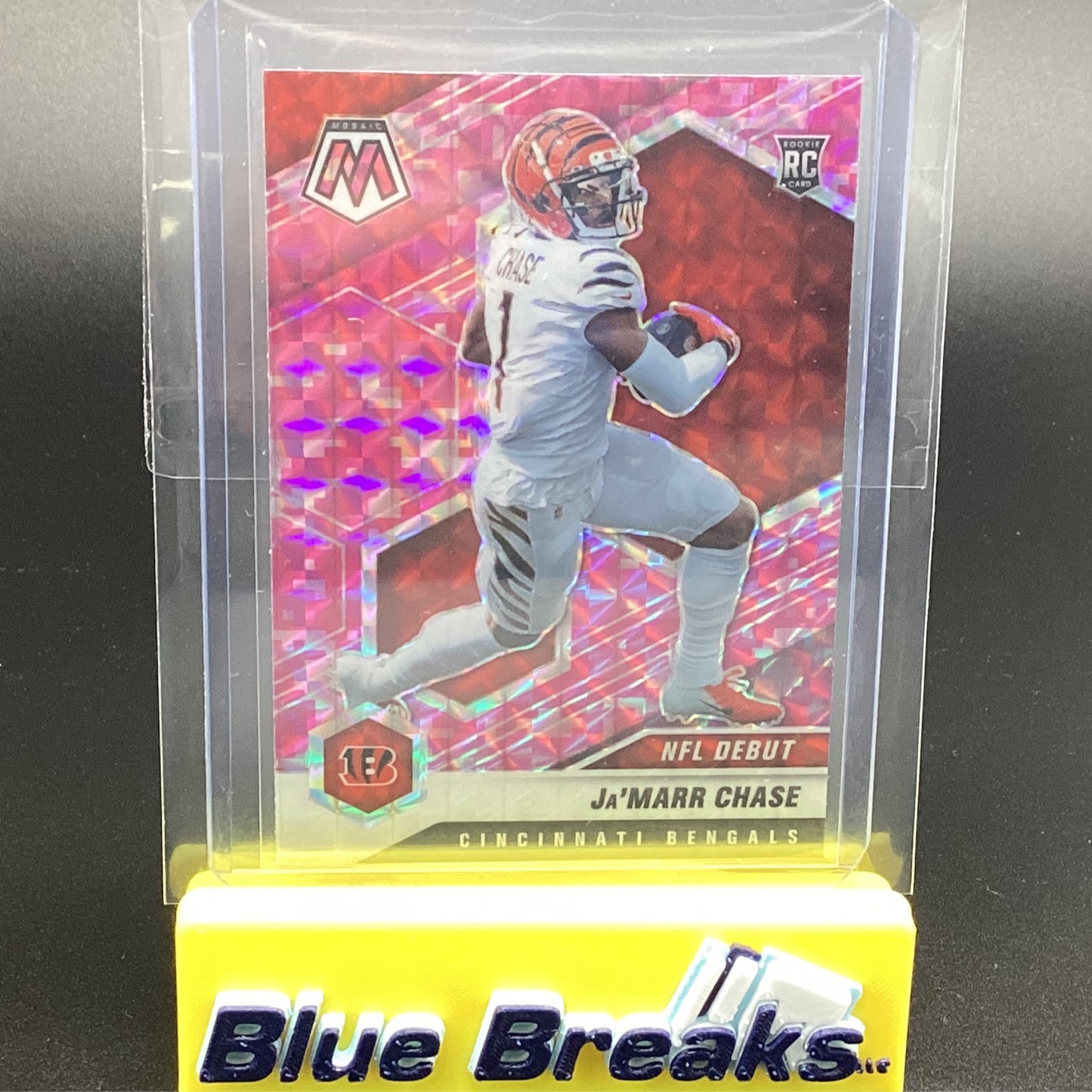 2021 Panini Mosaic - Ja'Marr Chase - Pink