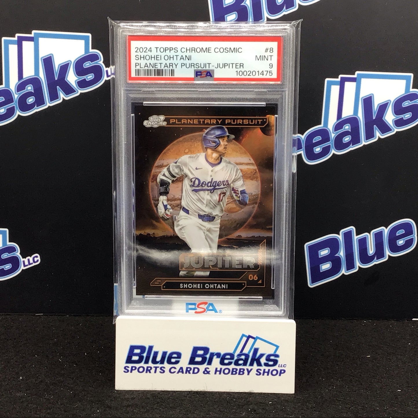2024 Topps Chrome Cosmic Planetary Pursuit Jupiter Shohei Ohtani SSP #8 PSA 9 Dodgers