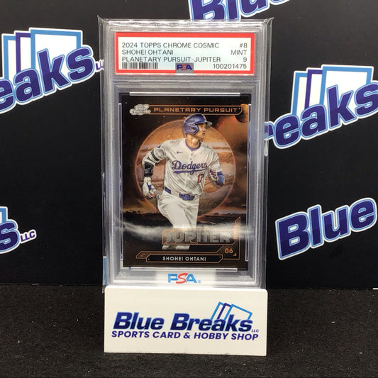 2024 Topps Chrome Cosmic Planetary Pursuit Jupiter Shohei Ohtani SSP #8 PSA 9 Dodgers