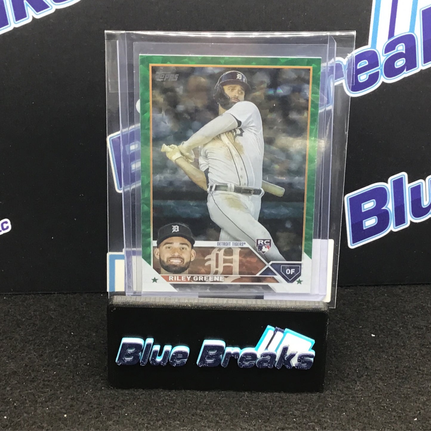 2023 Topps Series One Green Foil Riley Greene 231/499 #31 Tigers