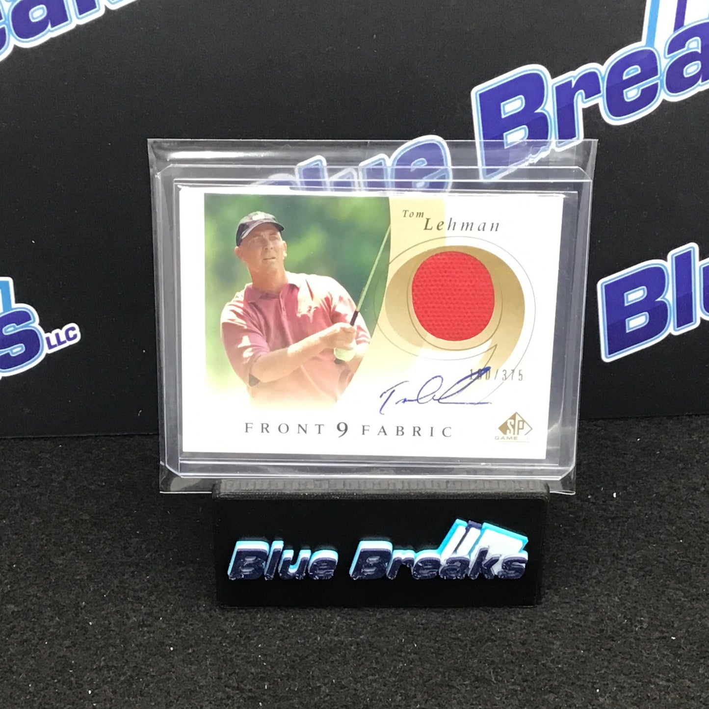 2002 Upper Deck - SP Game Used - Tom Lehman - 180/375 - Autograph