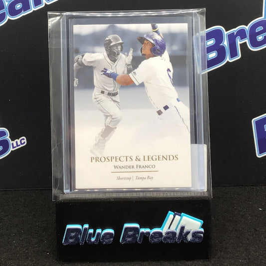 2019 Onyx Futera Prospects & Legends Wander Franco #06 Rays