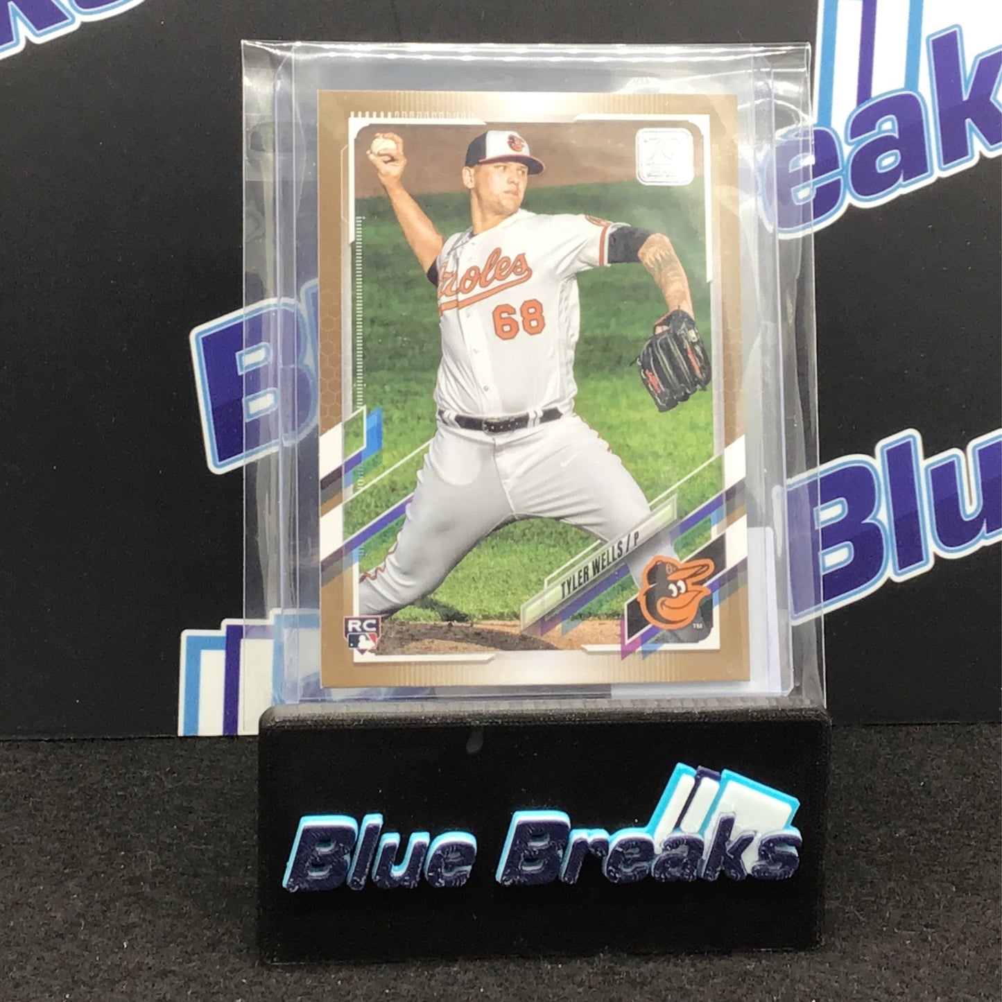 2021 Topps Update True Gold Tyler Wells 1982/2021 #US29 Orioles