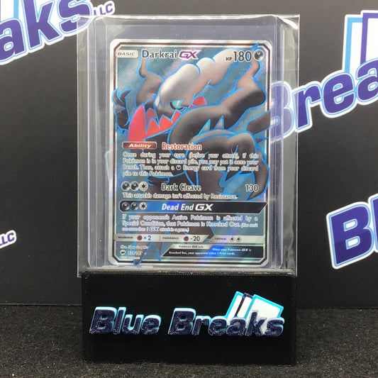 Pokémon Burning Shadows Darkrai GX full art