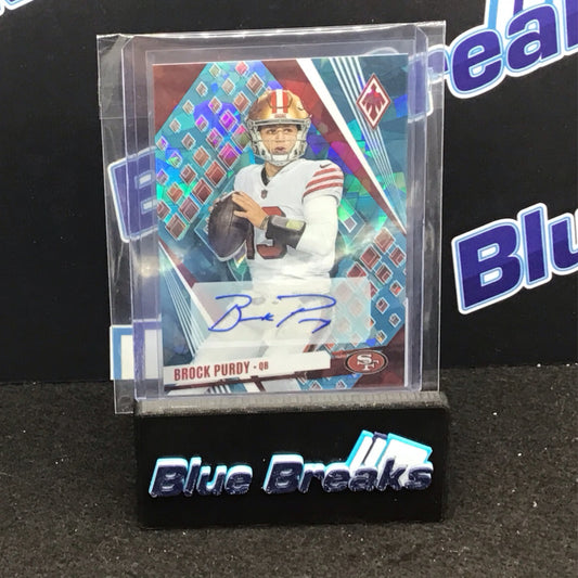 2023 Panini Phoenix blue ice Brock Purdy auto SP 15/25 #6 49ers